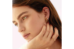  Starlit Drops - Earrings - Silver / 14kt GP - Pearl - 1cm